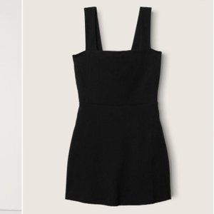 PINK RIB SQUARE NECK ACTIVE DRESS